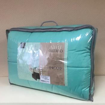 Одеяло "Лайт" микрофибра 150г/кв.м чемодан 172*205 (диз.: Мята) ОЛПЕп