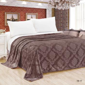 Плед "Милана" 172*200 (велсофт одн. с тиснением 290г/м2) (диз.: 18-17)  Плед "Милана" 172*200 (велсофт одн. с тиснением 290г/м2) (диз.: 18-17)