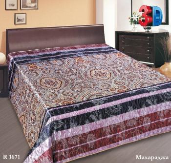 Покрывало  "Шелк" РТ ультрастеп спанбонд 230*250 (диз.: R1671 Махараджа) ПШ-230*250