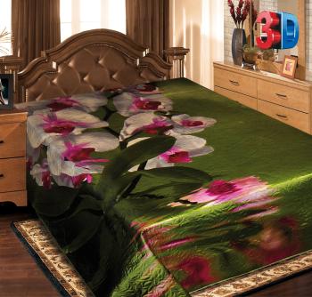 Покрывало РТ  &quot;Шелк&quot; ультрастеп пэ 215*250 (диз.: XHY P245) ПШ-215*255