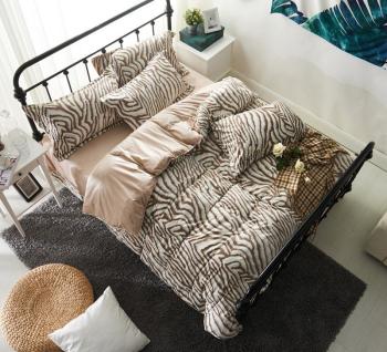 Постельное белье из сатина "Стелла" (пакет ПВХ) 2,0 сп. (диз.: 2563) КСВС