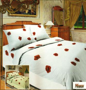 КПБ "Diamond Сollection" 1,5 (сатин; коробка) (диз.: Маки) КСД