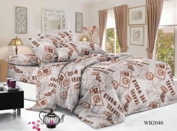 Постельное белье из поплина "Конфесса" 2,0 сп. (диз.: WB2040) 