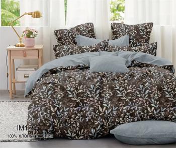 Постельное белье из поплина "Наслаждение" 3Д Евро 200*215 (диз.: IM1257) КНПЕД