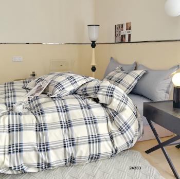 Постельное белье из сатина &quot;Стелла&quot; (пакет ПВХ) 1,5 сп. (диз.: 24333) КСВС