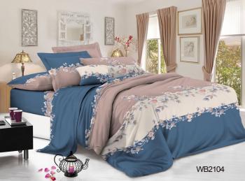 Постельное белье из поплина "Конфесса" 1,5 сп. (диз.: WB2104) 