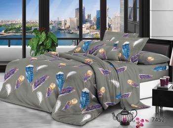 Постельное белье из микросатина &quot;Микросатин&quot; 200*220 (диз.: 7452) КМС-20
