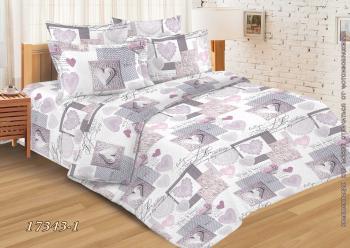 Постельное белье из бязи 145 г/м2 &quot;Душевный&quot; 2,0 сп. (диз.: 17343-1) 