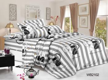 Постельное белье из поплина "Конфесса" 2,0 сп. (диз.: WB2102) 