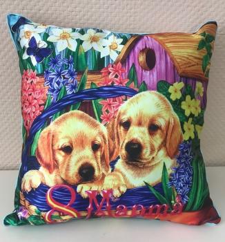 Думка подарочная 40*40 (шарик) (диз.: 71) ДВЭ