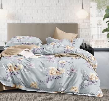 Постельное белье из сатина "Стелла" (пакет ПВХ) Евро 220*240 (диз.: 2501) КВС