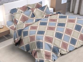 Постельное белье из бязи 125 г/м2 &quot;Наслаждение&quot; Евро (диз.: 7675-2 Оксфорд) КНБЕ