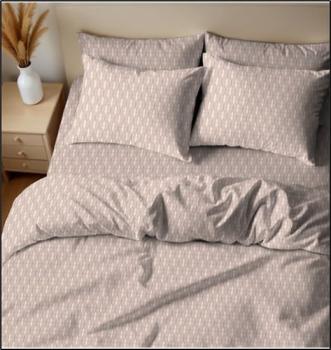 Постельное белье из перкали "Ренессанс" 2,0 сп. с Евро (диз.: 71132-3 Дюна) КРП20е