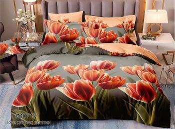 Постельное белье из поплина "Наслаждение" 3Д Семейный (диз.: IM0717) КНПСДсев