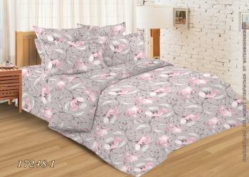 Постельное белье из бязи 145 г/м2 "Душевный" Евро (диз.: 17248-1) 