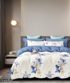 Постельное белье из сатина "Стелла" (пакет ПВХ) Евро 220*240 (диз.: YYT2501) КВС