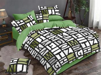 Постельное белье из поплина "Наслаждение" 3Д 2,0 (диз.: IM0738) КНПДсев