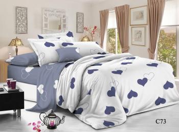 Постельное белье из поплина "Наслаждение" 3Д 2,0 (диз.: С73) КНПДсев