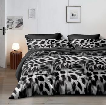 Постельное белье из сатина "Стелла" (пакет ПВХ) 1,5 сп. (диз.: 2664) КСВС