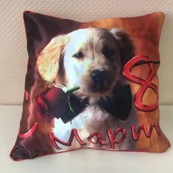 Думка подарочная 40*40 (шарик) (диз.: 112) ДВЭ