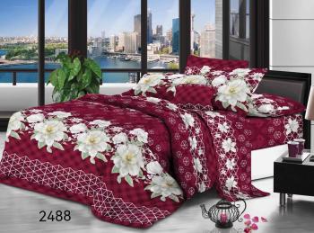 Постельное белье из микросатина "Микросатин" семейный (диз.: 2488) КМС-С