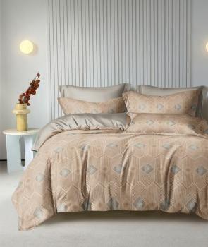 Постельное белье из сатина &quot;Стелла&quot; (пакет ПВХ) 1,5 сп. (диз.: 2575) КСВС