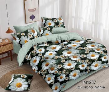 Постельное белье из поплина "Наслаждение" 3Д Семейный (диз.: IM1237) КНПСДсев