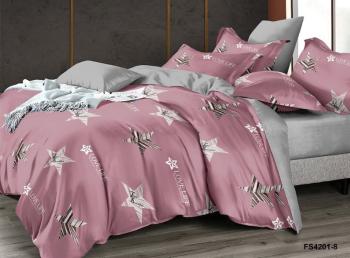 Постельное белье из микросатина "Микросатин" 200*220 (диз.: FS4201-8) КМС-20