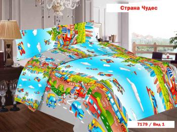 КПБ Бязь "Сказочная страна" 110*140 (125 г/м2) (диз.: 7179) КБ