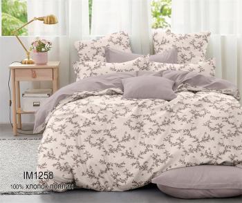 Постельное белье из поплина "Наслаждение" 3Д 1,5 (диз.: IM1258) КНПN