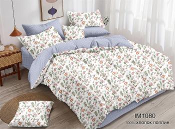 Постельное белье из поплина &quot;Наслаждение&quot; 3Д Евро 220*240 (диз.: IM1080) КНПЕД