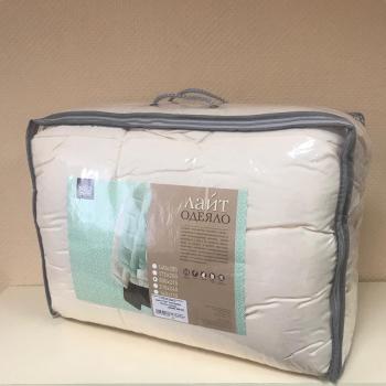 Одеяло "Лайт" микрофибра 150г/кв.м чемодан 172*205 (диз.: Беж) ОЛПЕп