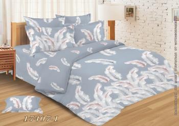 Постельное белье из бязи 145 г/м2 "Душевный" Семейный (диз.: 17407-1) 