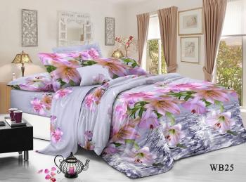 Постельное белье из поплина "Конфесса" Семейный (диз.: WB25) 