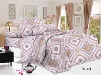 Постельное белье из поплина "Конфесса" 200*220 (диз.: WB21) 