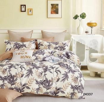 Постельное белье из сатина &quot;Стелла&quot; (пакет ПВХ) 1,5 сп. (диз.: 24337) КСВС