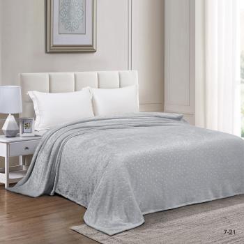 Плед "Милана" 200*240 (велсофт одн. с тиснением 290г/м2) (диз.: 7-21) 