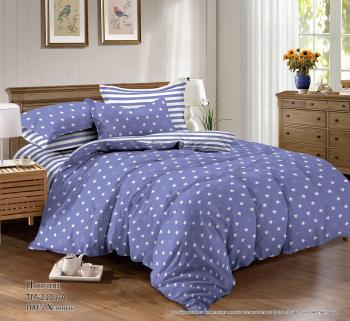 Постельное белье из поплина "Наслаждение" 3Д 2,0 (диз.: TM-2101-A) КНПДсев