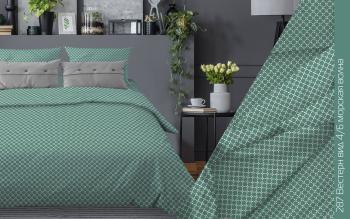 Постельное белье из бязи 125 г/м2 "Наслаждение" 2,0 сп. (диз.: 287 Вестерн 4/6 морская волна) КНБ