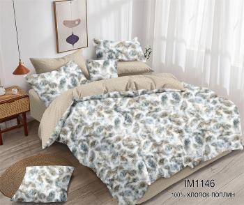 Постельное белье из поплина &quot;Наслаждение&quot; 3Д Евро 220*240 (диз.: IM1146) КНПЕД