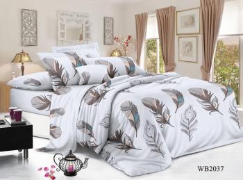 Постельное белье из поплина "Конфесса" 2,0 сп. (диз.: WB2037) 
