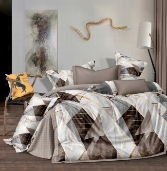 Постельное белье из сатина &quot;Стелла&quot; (пакет ПВХ) 1,5 сп. (диз.: 2639) КСВС