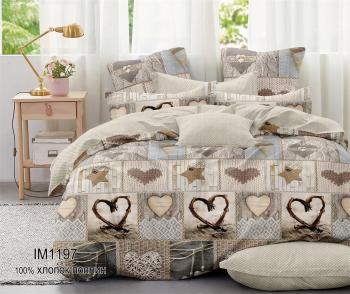 Постельное белье из поплина &quot;Наслаждение&quot; 3Д 2,0 (диз.: IM1197) КНПДсев