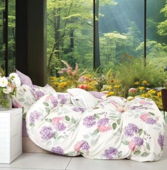 Постельное белье из поплина &quot;Наслаждение&quot; 3Д Евро 220*240 (диз.: 6732) КНПЕД