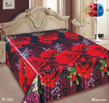 Покрывало  "Шелк" РТ ультрастеп спанбонд 230*250 (диз.: R1414 Жаклин) ПШ-230*250