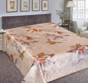 Покрывало  "Шелк" РТ ультрастеп спанбонд 180*220 (диз.: XHY R1412) ПШ-180*220