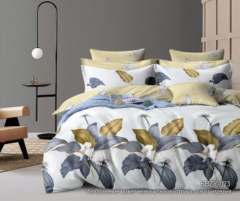 Постельное белье из сатина "Стелла" (пакет ПВХ) 1,5 сп. (диз.: SHZY-023) КСВС