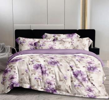 Постельное белье из поплина &quot;Наслаждение&quot; 3Д Евро 220*240 (диз.: 6703) КНПЕД