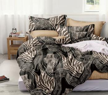 Постельное белье из поплина &quot;Наслаждение&quot; 3Д Евро 220*240 (диз.: 6605) КНПЕД