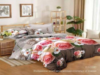 Постельное белье из микросатина "Микросатин" 2,0 сп. (диз.: 3390HLS) КМС-17